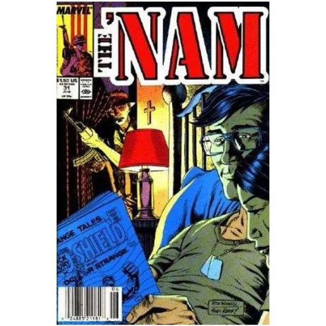 Nam (1986 series) #31 Newsstand in Near Mint minus condition. Marvel comics [f'
