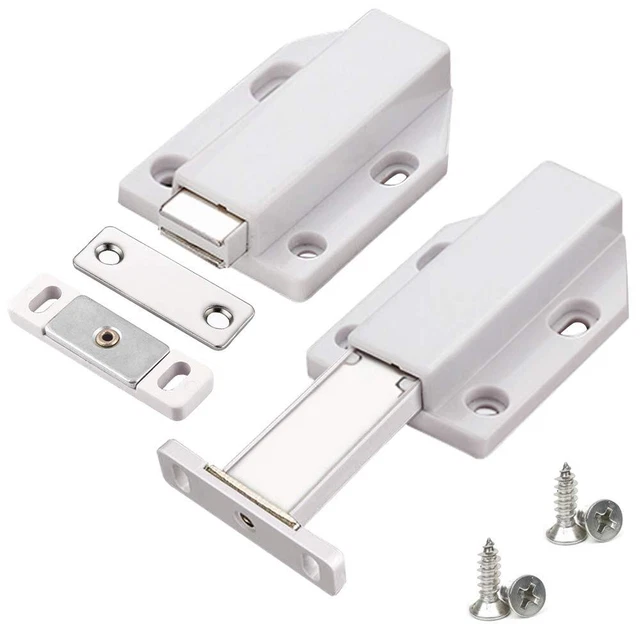 Magnetic Push Latch Heavy Duty Push to Open Cabinet Hardware Magnetic T...