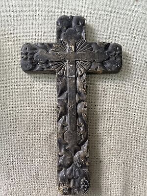 Vintage Ornate Cast Iron Cross