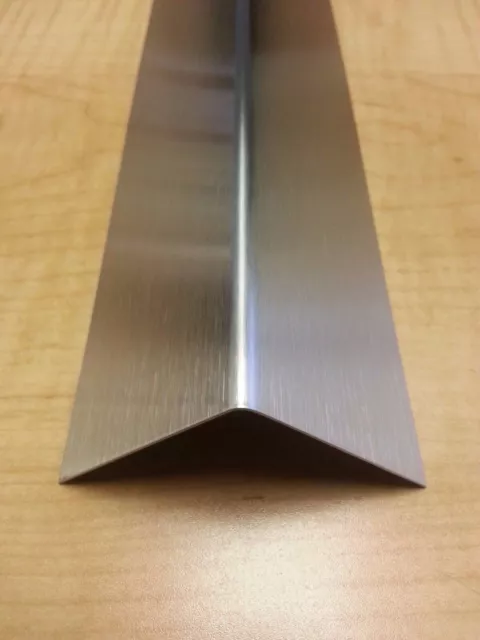 16ga Stainless Steel Corner Guard Angle 2" x 2" x 48" -non hug-