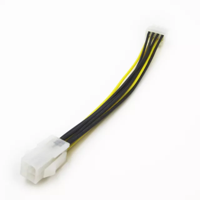 7.8inch 20cm 4 Female pin P4 to 8 Male pin ATX EPS 12v Power Adapter PCIe Cable