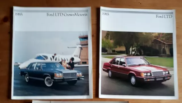 catalogue brochure prospectus publicitaire FORD LTD - CROWN VICTORIA