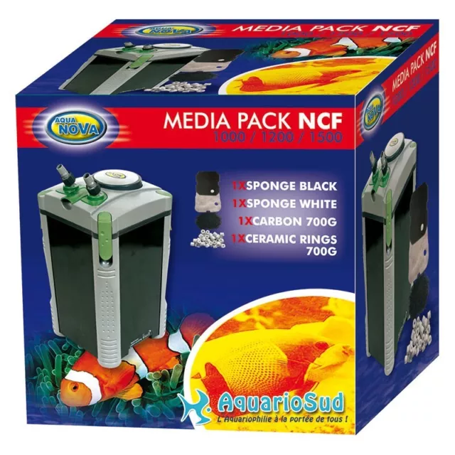 AQUA NOVA Media Pack pour filtre NCF-1000/1200/1500