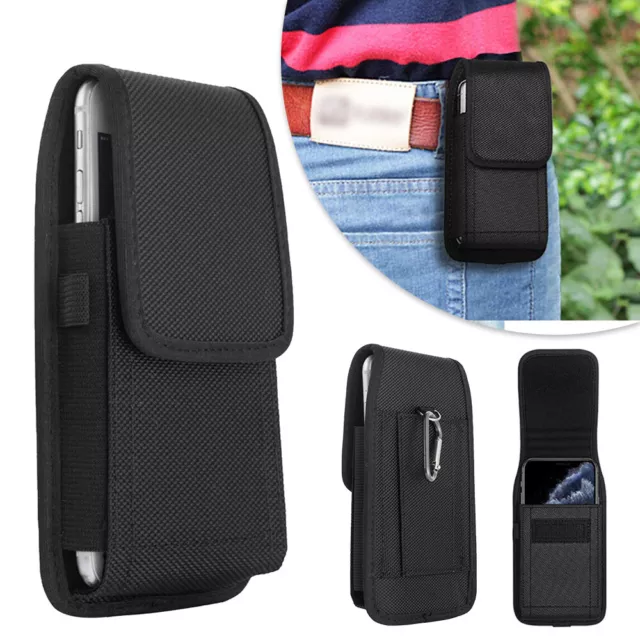 Universal Belt Loop Hook Cover Pouch Bag Nylon Case For All Mobile Phone Holster