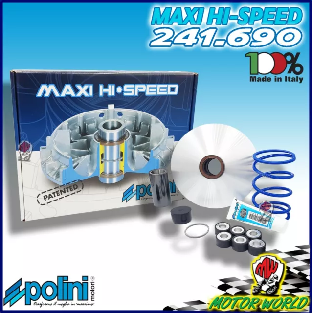241.690 Variatore Polini Maxi Hi-Speed 6 Rulli Per Kymco Vivio Agility 125 150