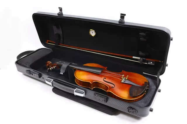 Code lock 4/4 Violin Case Carbon Fiber Violin box Music sheet Bag Oblong Case 3