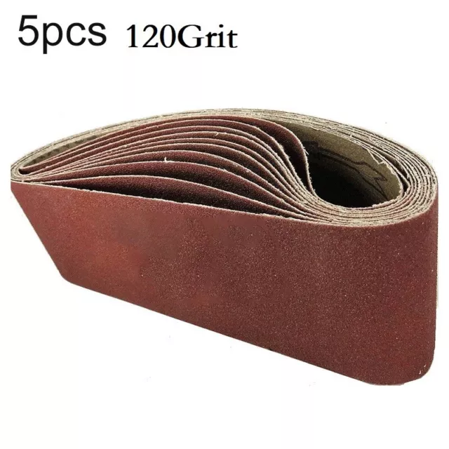 Cinturones de lijado de cuero de alúmina 10/150/180 arena 75x533 mm pulido abrasivo 2
