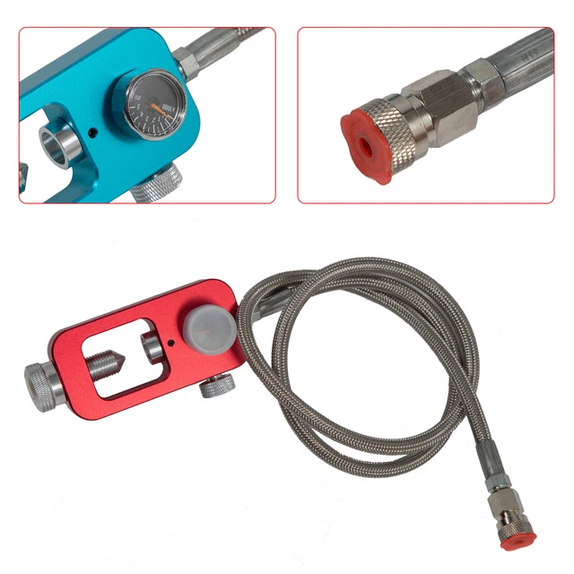 4500PSI 8MM SCUBA Fill Adapter High Pressure W/Hose Paintball Air Tank