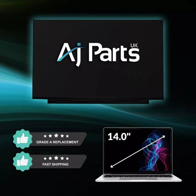 thumbnail image 2 of 14.0" FHD 1920x1080 Matte LCD Screen For Laptop - N140HCA-EAC REV.C1 Replacement 2 of 3