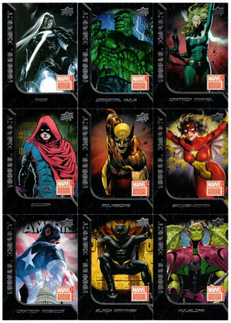 2020-21 2021 Marvel Annual Impact You Pick the Card, Finish Your Set