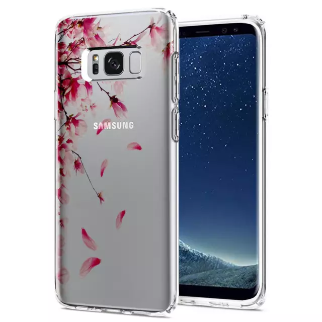 Schutz Hülle Für Samsung Galaxy S8 Plus Motiv Handy Silikon Tasche Case Cover