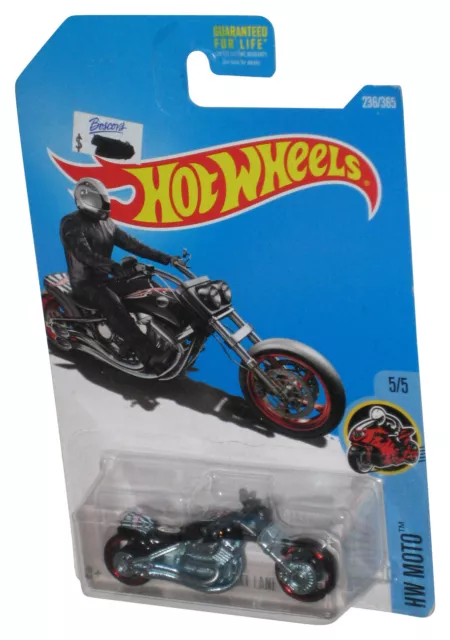 Hot Wheels HW Moto 5/5 (2015) Blast Lane Black Motorcycle Bike 236/365