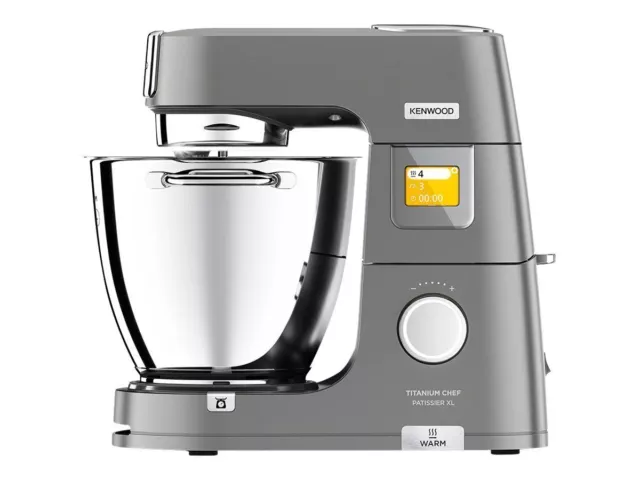 Kenwood Teig-Knet-Küchenmaschine Titanium Chef Patissier XL KWL90.004SI silber