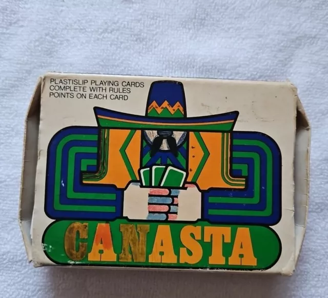 Vintage Canasta Playing Cards By Valentine