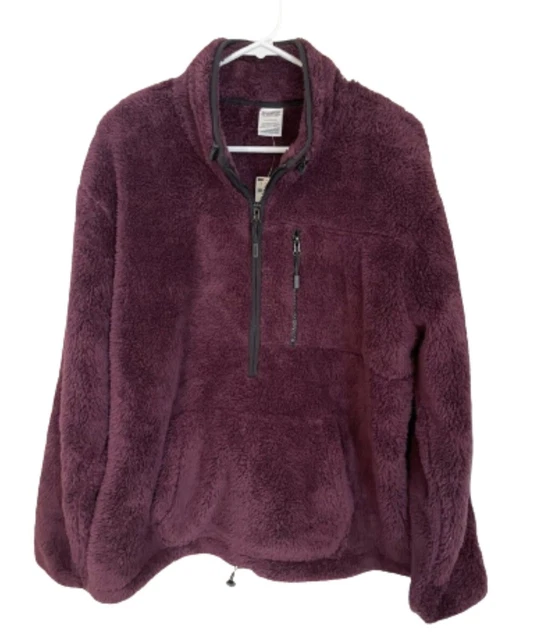 Victoria secret pink deals quarter zip sherpa