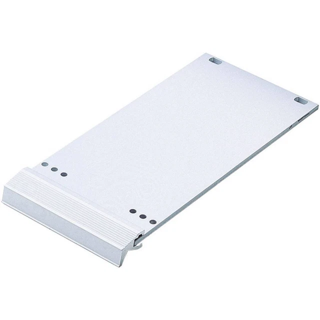 Fischer Elektronik 10132096 Piastra frontale Alluminio Argento (opaco