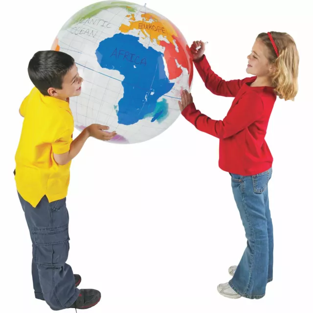 Learning Resources Inflatable Labeling Globe (ler2438) New Sealed Free Ship