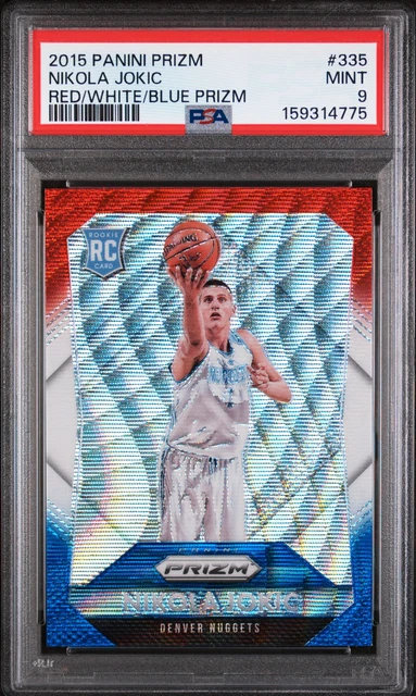 2015-16 PANINI PRIZM - Rookies Nikola Jokić #335 Red White & Blue