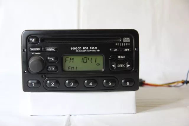 GENUINE FORD CAR Stereo 6000 CD RDS with CODE £79.30 - PicClick UK