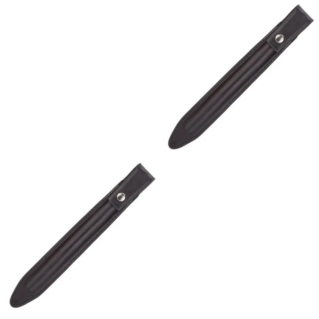 2 stücke Retro Stylus Stift Echtes Lederhülle Fall Kompatibel für Apfelstift 2