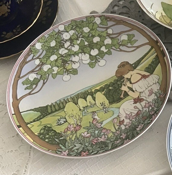 WANDTELLER &amp;VIER JAHRESZEITEN&amp; von Heinrich/ Villeroy&amp;Boch - Frühling ...