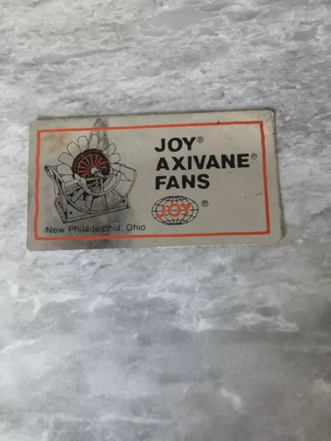 Joy Coal Mining stickers RARE One Here