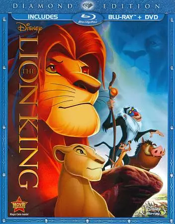 The Lion King (Blu-ray/DVD, 2011, 2-Disc Set, Diamond Edition)