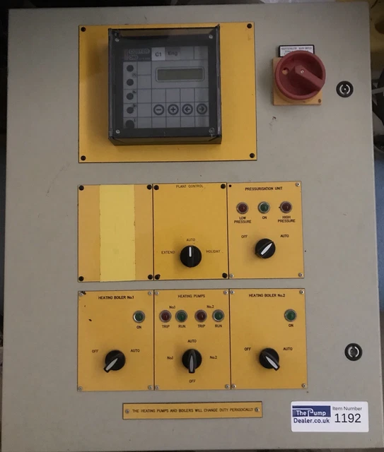 Custodia scatola pannello di controllo per compensatore di riscaldamento pompa motore #1192