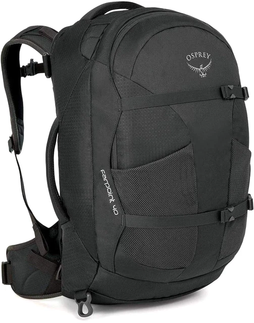 Sac à Dos Osprey Transporter 36L – Pliable, Compartiment PC, Noir, Neuf