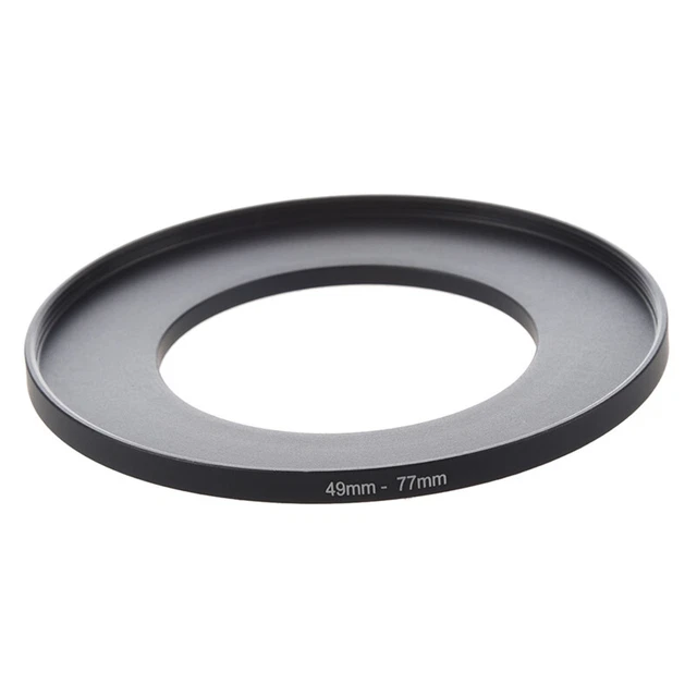 Camera Lens  Step   49mm-77mm Adapter Black H8E4