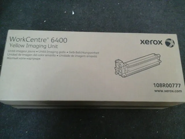 Genuine Xerox WorkCentre 6400 Yellow Imaging Unit 108R00777 VAT Included A-