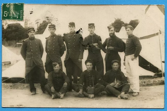 CPA PHOTO: Soldats du 89° Régiment d'Infanterie / 1910