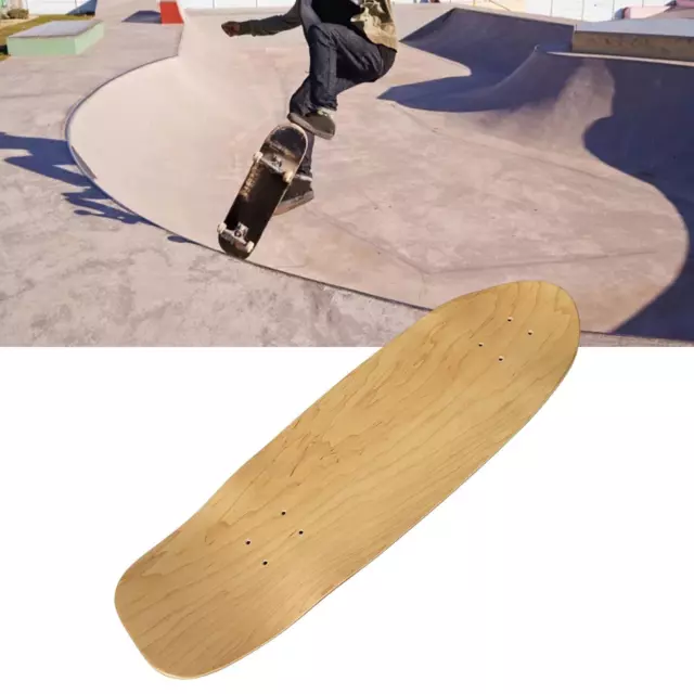 Planche de skateboard en bois d'érable vierge à double déformation