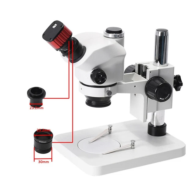 Adattatore Per Fototubo Da Microscopio Trinoculare A Montatura C (C-Mount), 1X, Compatibile Con ZEISS. Nuovo.
