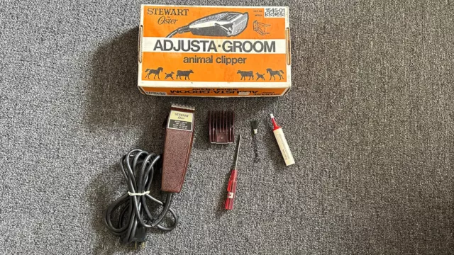 Stewart Oster Adjustable Groom Animal Horse Clipper SSC45 In Original Box
