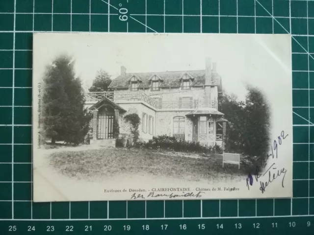 sb183 CPA BE circa 1900 - Clairefontaine - Château de Mr Falguière