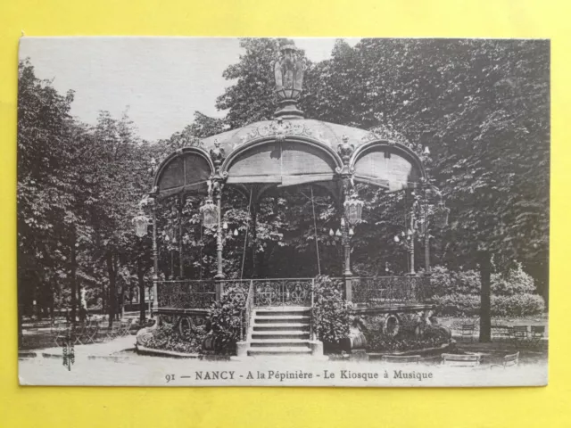 cpa FRANCE 54 - NANCY Meurthe and Moselle MUSIC KIOSK Bandstand