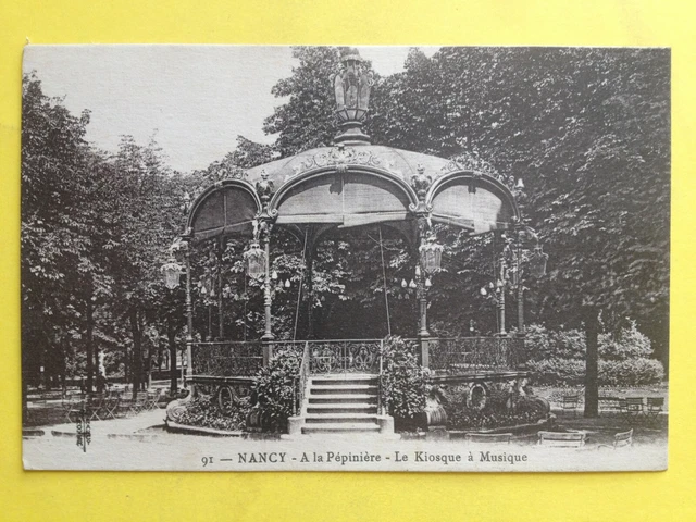 cpa FRANCE 54 - NANCY Meurthe et Moselle KIOSQUE de la MUSIQUE Bandstand
