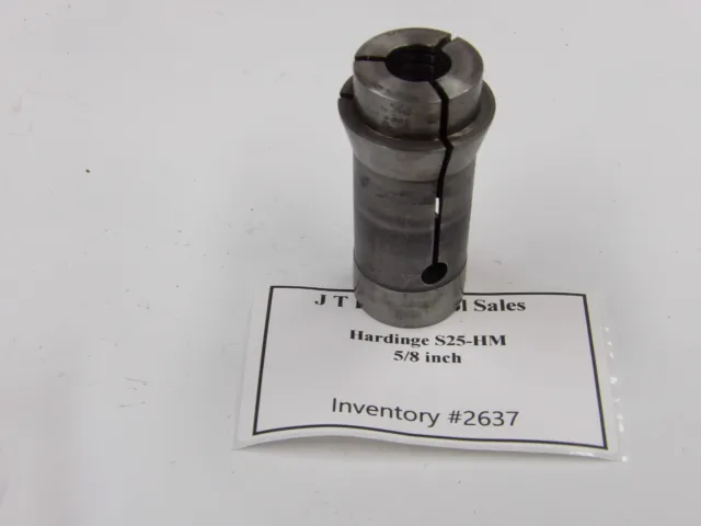 Hardinge S25-HM CNC Swiss Collet  5/8 Inch  Inv#2637