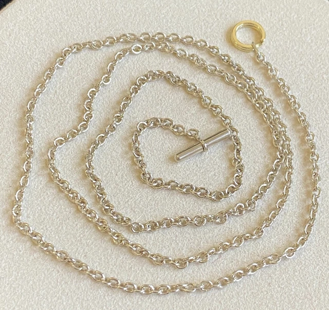 DODO POMELLATO COLLANA Lunga 60cm Argento Oro Giallo 18kt 750 Unisex Rara Origin EUR 210 00 PicClick IT