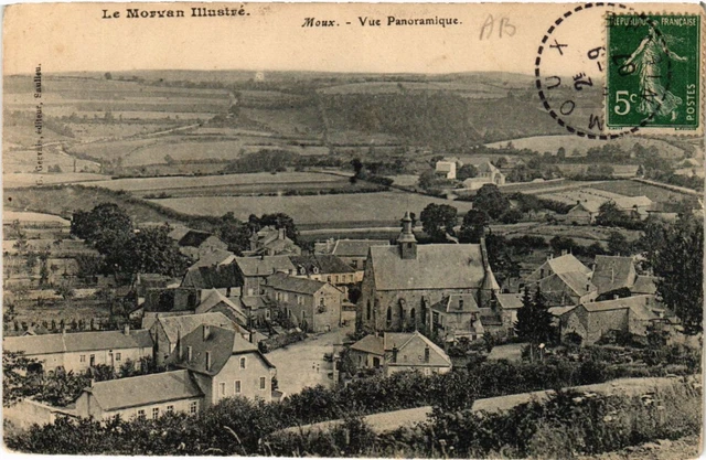 CPA Le MORVAN Illustrated - MOUX - Panoramic View (456889)