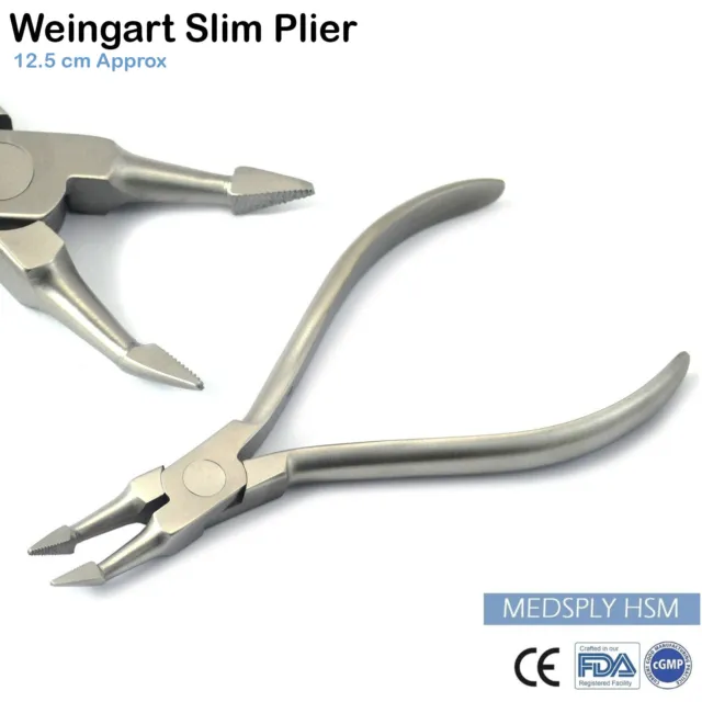 Slim Weingart Pliers Braces Dental Surgical Tooth Braces Instruments New