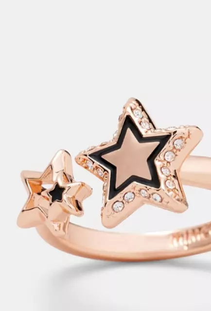 BNWT Mimco Rose Gold Cosmos Ring