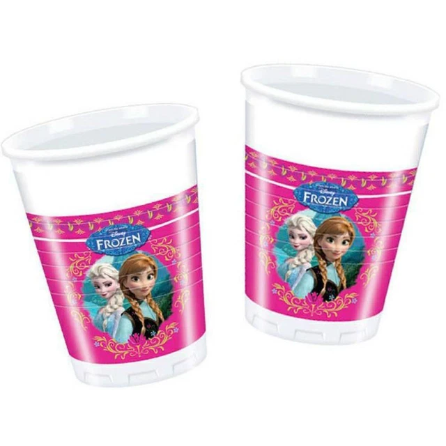 Taza de plástico Disney Frozen taza de plástico cumpleaños niña La reina del hielo