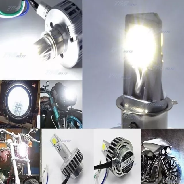 18W Hi/Lo 12W Motorcycle LED Headlight Bulb Fog Spot Lamp For Suzuki Aprilia KTM