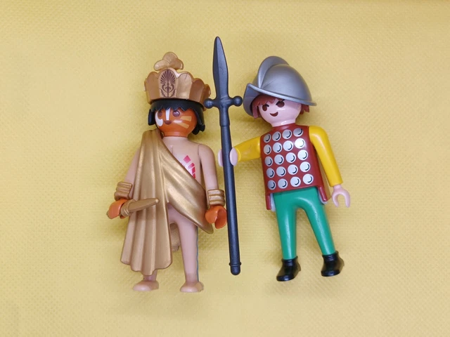 Lots De Pièces Playmobil – Conquistador Espagnol – Morion, Pantalon, Collier – Santiago