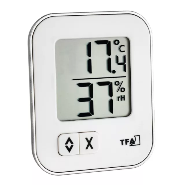 TFA 30.5026.02 Moxx digitales Thermometer Hygrometer Raumklimakontrolle +Batteri