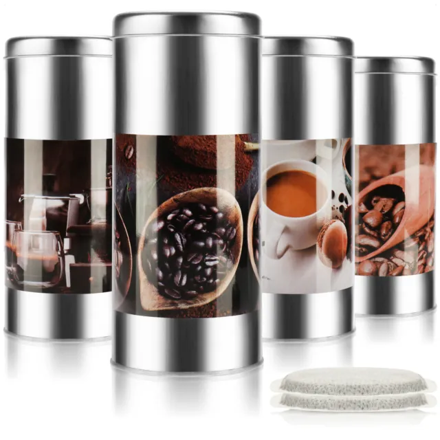 4x Kaffeepaddosen für die Kaffeemaschine - Dekodose - Aufbewahrungsbehälter