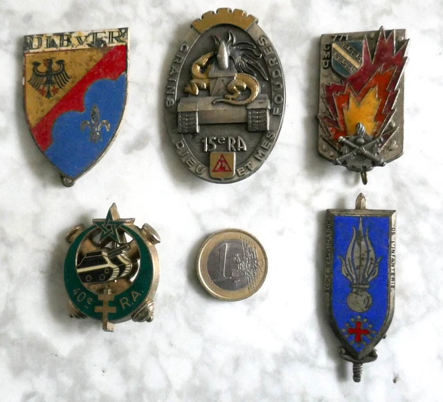 LOT DE 5 insignes armée de l'air sans attache EUR 3,00 - FR