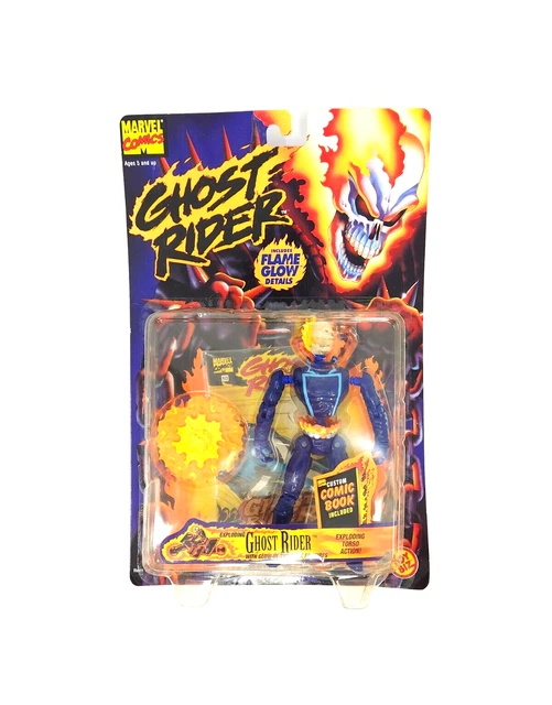 Exploding Ghost EXPLODING GHOST RIDER Action Figure Marvel Comics Toy Biz 1996 $28.00 ...